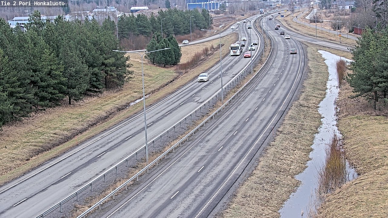 Weather Camera Image Road 2 Pori, Honkaluoto, Pori, Satakunta