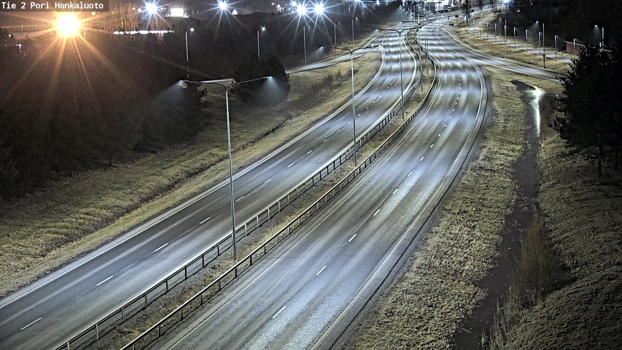 Weather Camera Image Road 2 Pori, Honkaluoto, Pori, Satakunta