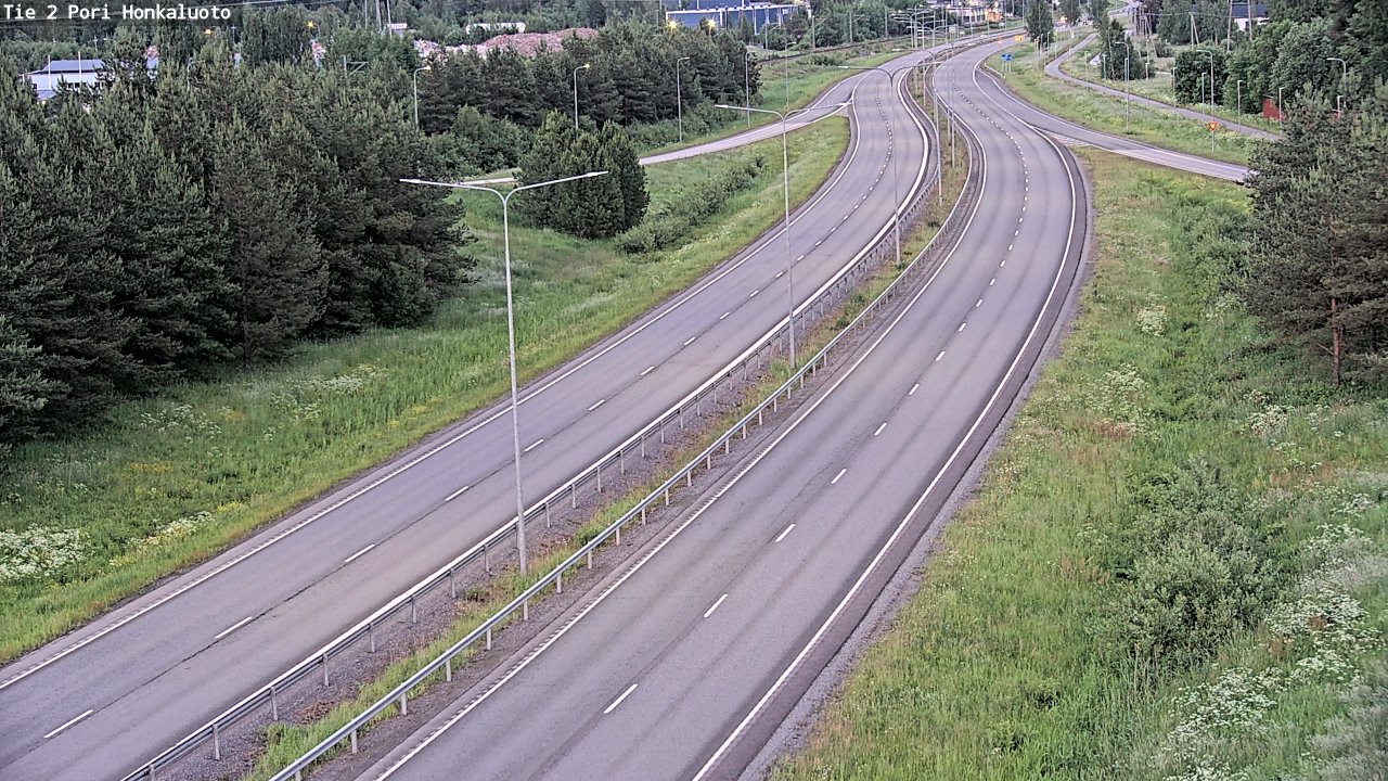 Kelikamerat Kuva Tie 2 Pori, Honkaluoto, Pori, Satakunta