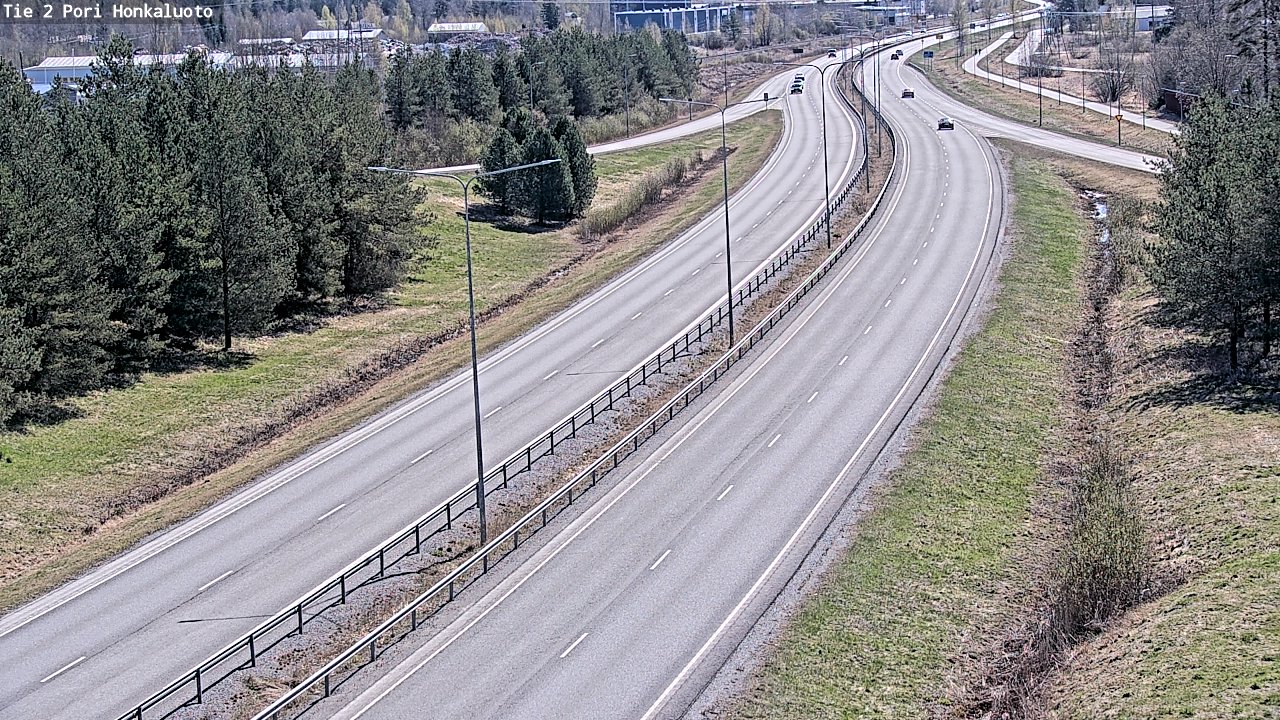 Kelikamerat Kuva Tie 2 Pori, Honkaluoto, Pori, Satakunta