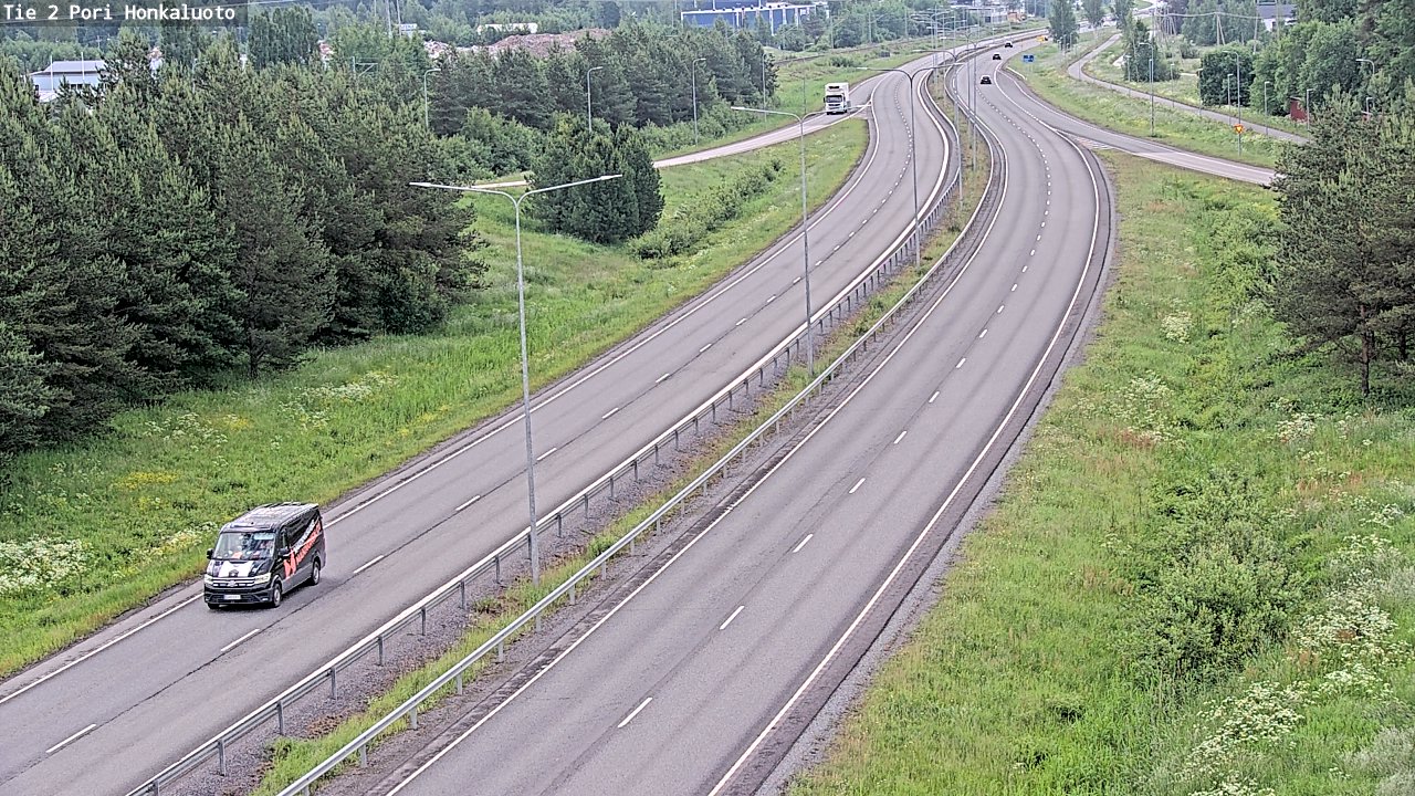 Kelikamerat Kuva Tie 2 Pori, Honkaluoto, Pori, Satakunta