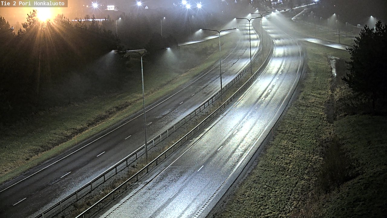 Weather Camera Image Väg 2 Björneborg, Honkaluoto, Pori, Satakunta