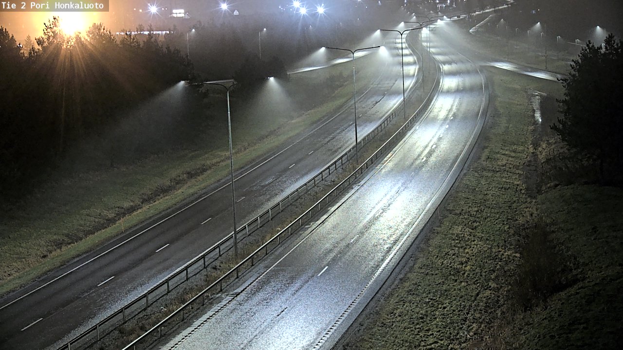 Weather Camera Image Väg 2 Björneborg, Honkaluoto, Pori, Satakunta