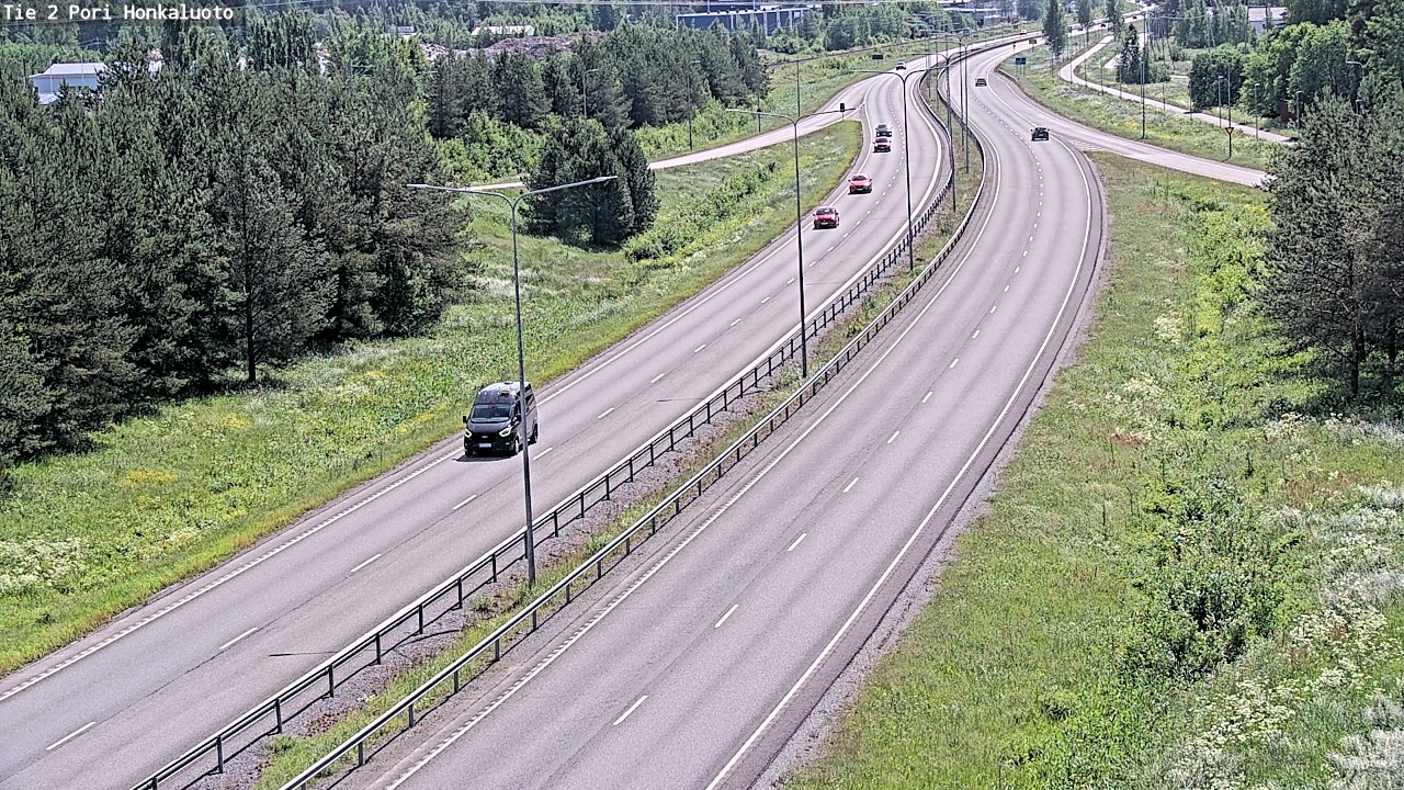 Weather Camera Image Väg 2 Björneborg, Honkaluoto, Pori, Satakunta