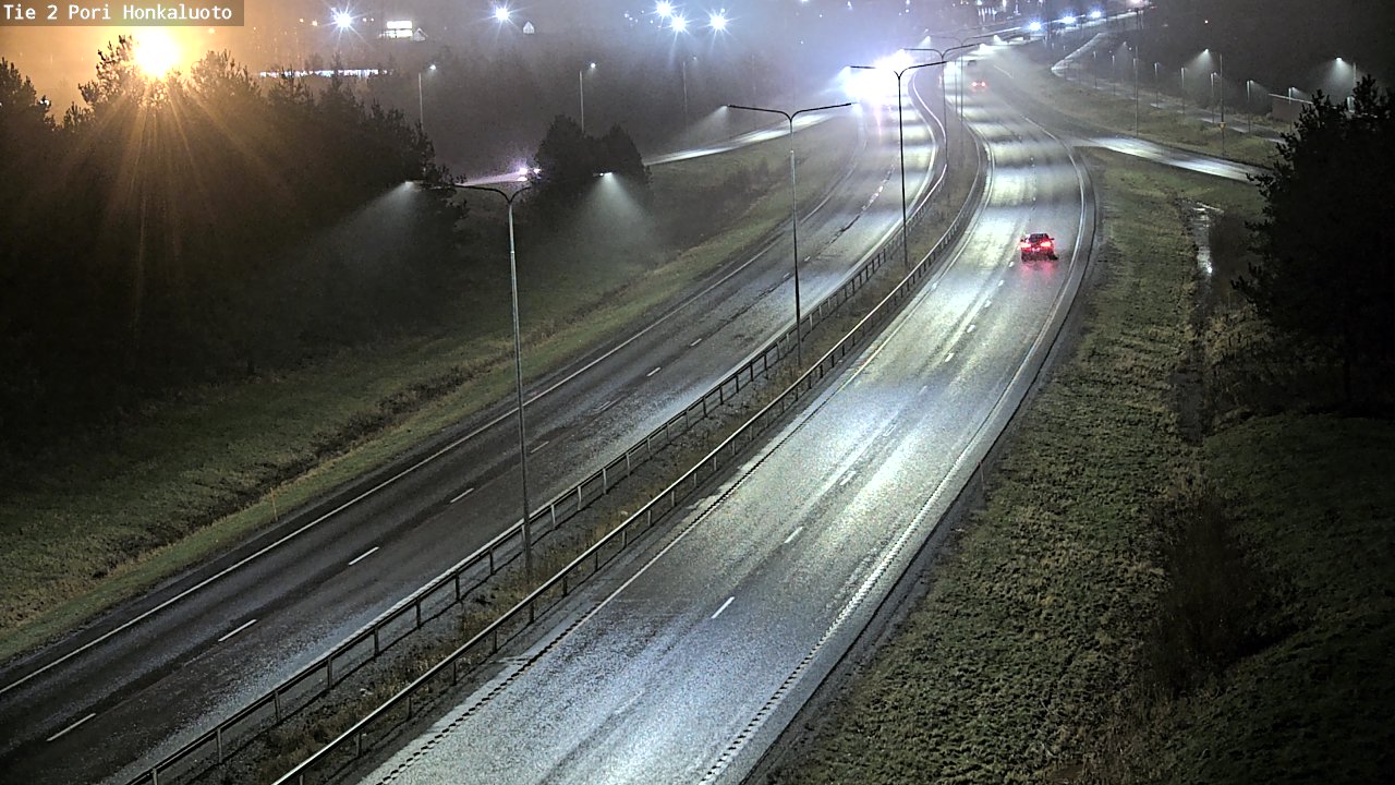 Weather Camera Image Väg 2 Björneborg, Honkaluoto, Pori, Satakunta