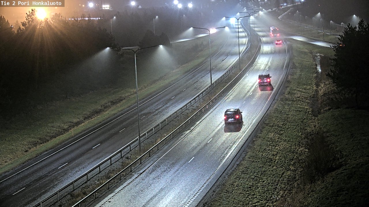 Weather Camera Image Väg 2 Björneborg, Honkaluoto, Pori, Satakunta