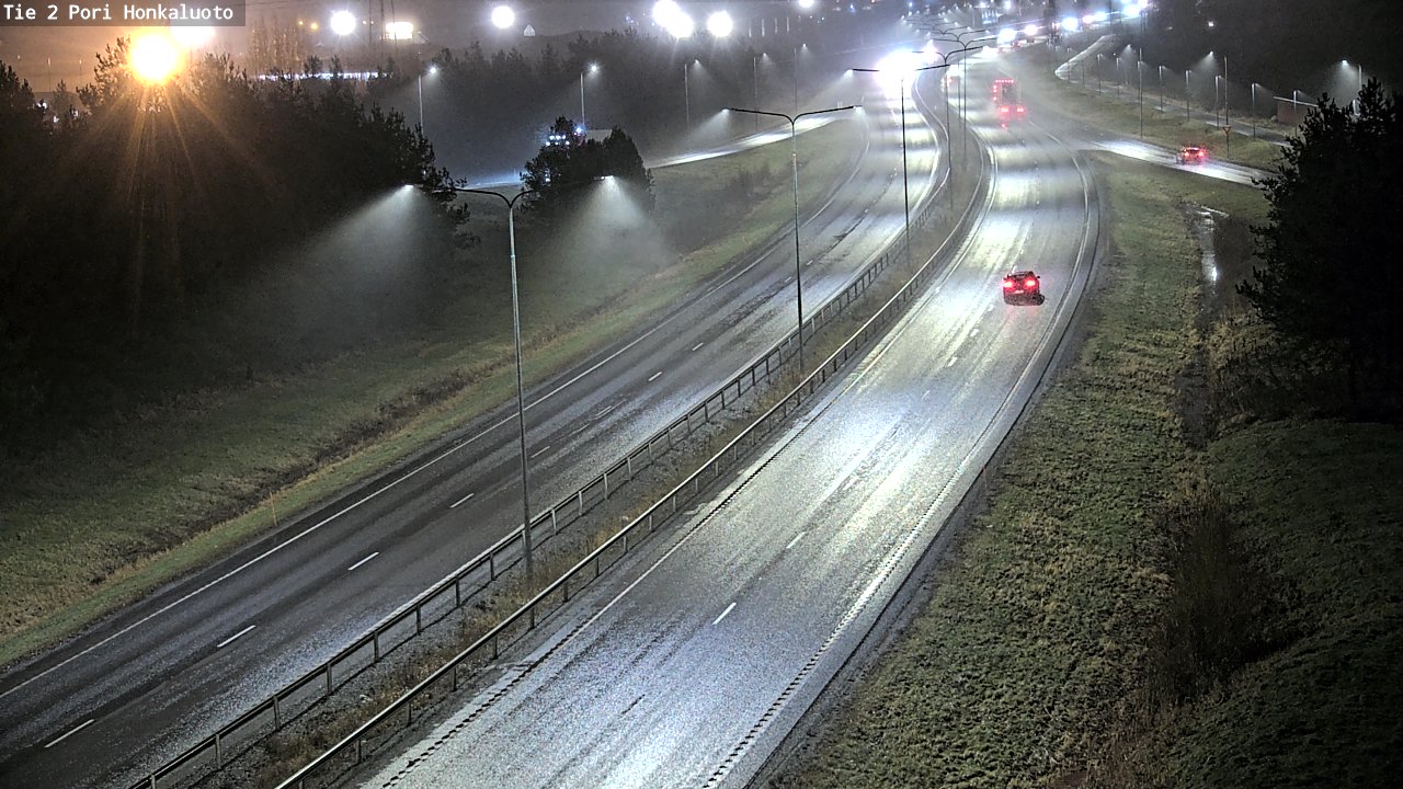 Weather Camera Image Väg 2 Björneborg, Honkaluoto, Pori, Satakunta