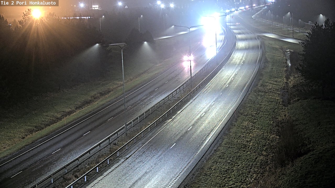 Weather Camera Image Väg 2 Björneborg, Honkaluoto, Pori, Satakunta