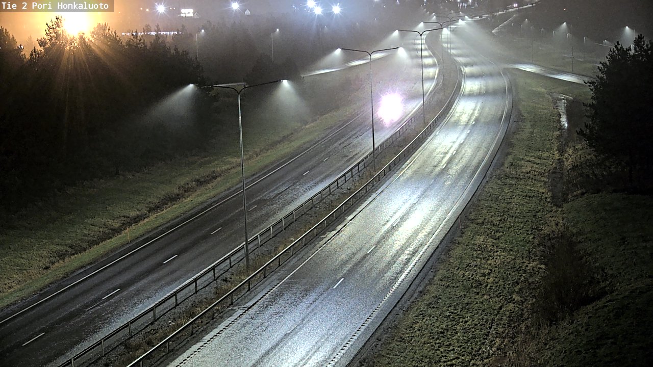 Weather Camera Image Väg 2 Björneborg, Honkaluoto, Pori, Satakunta