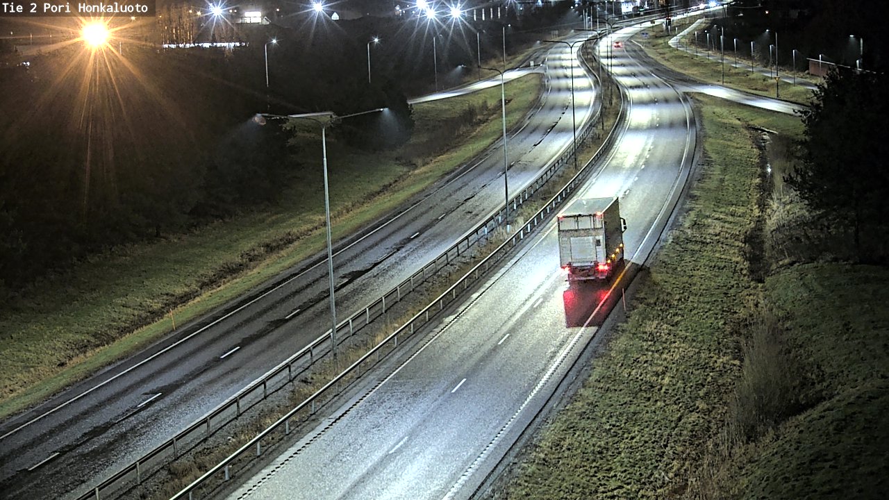 Weather Camera Image Väg 2 Björneborg, Honkaluoto, Pori, Satakunta
