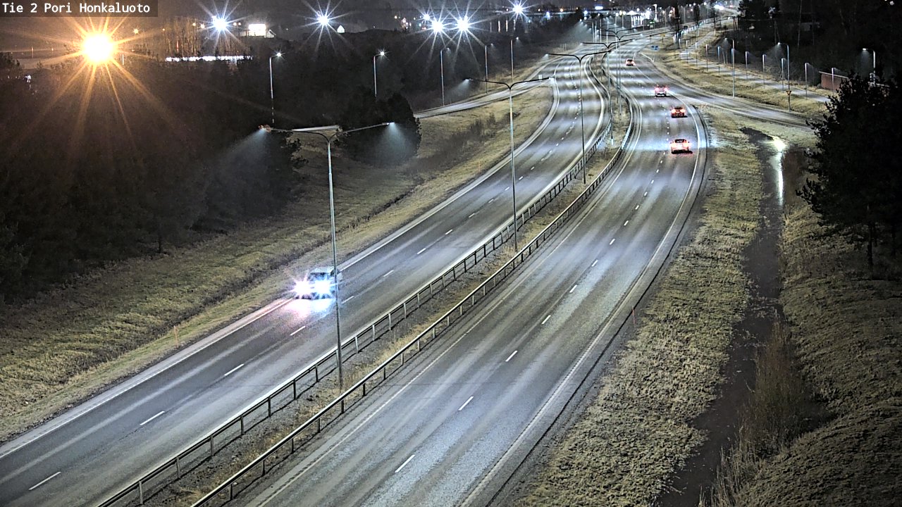 Weather Camera Image Road 2 Pori, Honkaluoto, Pori, Satakunta