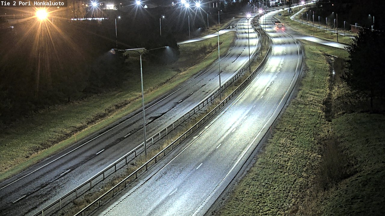 Weather Camera Image Väg 2 Björneborg, Honkaluoto, Pori, Satakunta