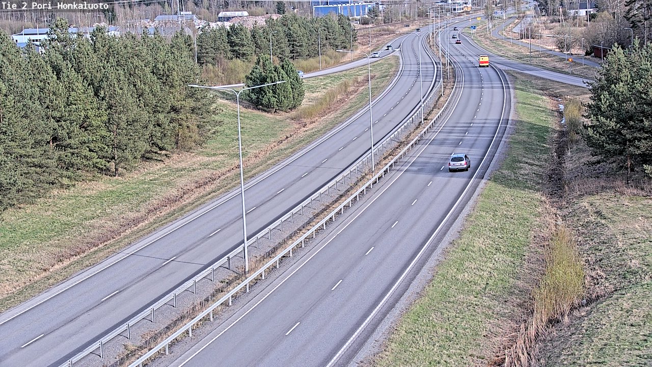 Kelikamerat Kuva Tie 2 Pori, Honkaluoto, Pori, Satakunta