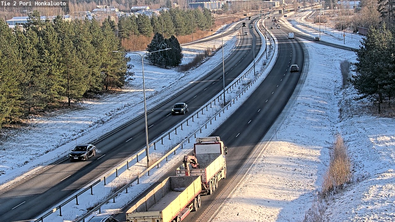 Weather Camera Image Road 2 Pori, Honkaluoto, Pori, Satakunta