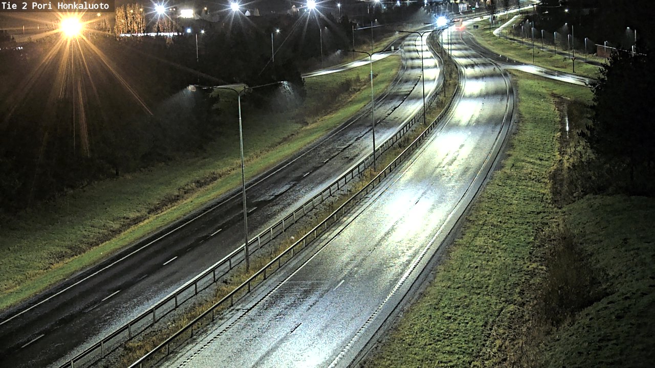 Weather Camera Image Väg 2 Björneborg, Honkaluoto, Pori, Satakunta