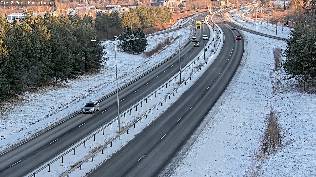 Weather Camera Image Road 2 Pori, Honkaluoto, Pori, Satakunta