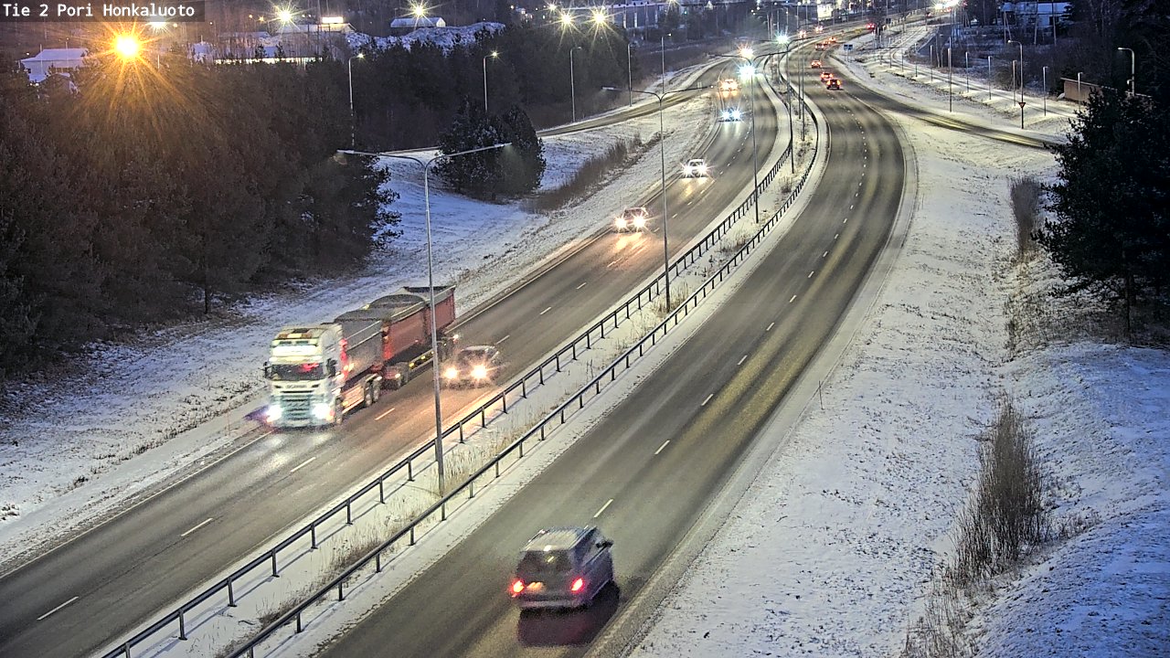 Weather Camera Image Road 2 Pori, Honkaluoto, Pori, Satakunta