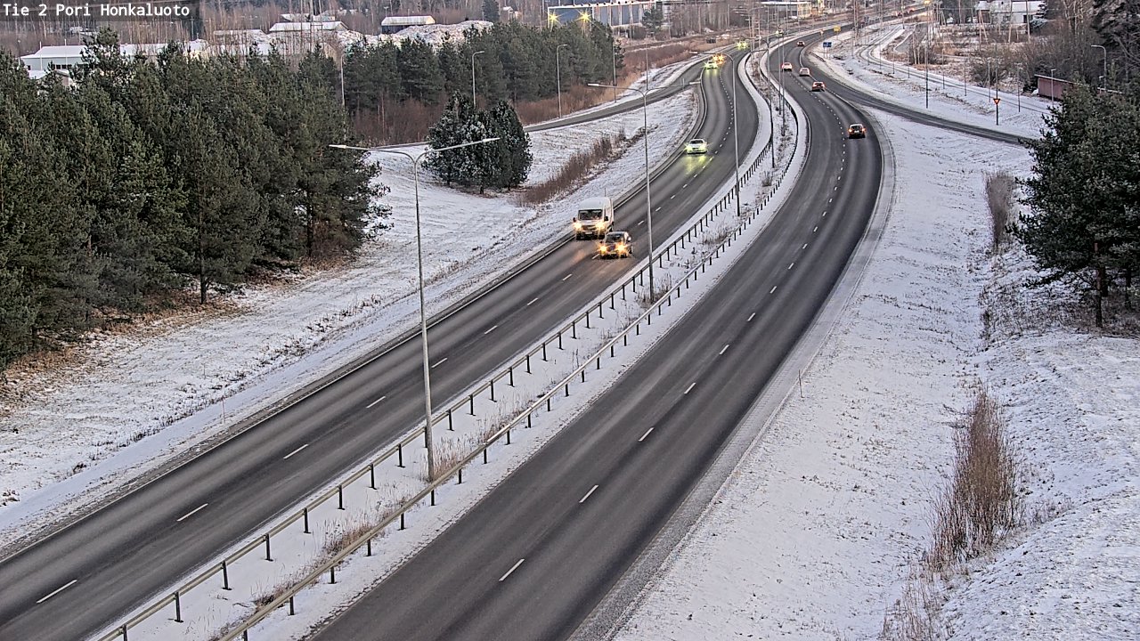 Weather Camera Image Road 2 Pori, Honkaluoto, Pori, Satakunta
