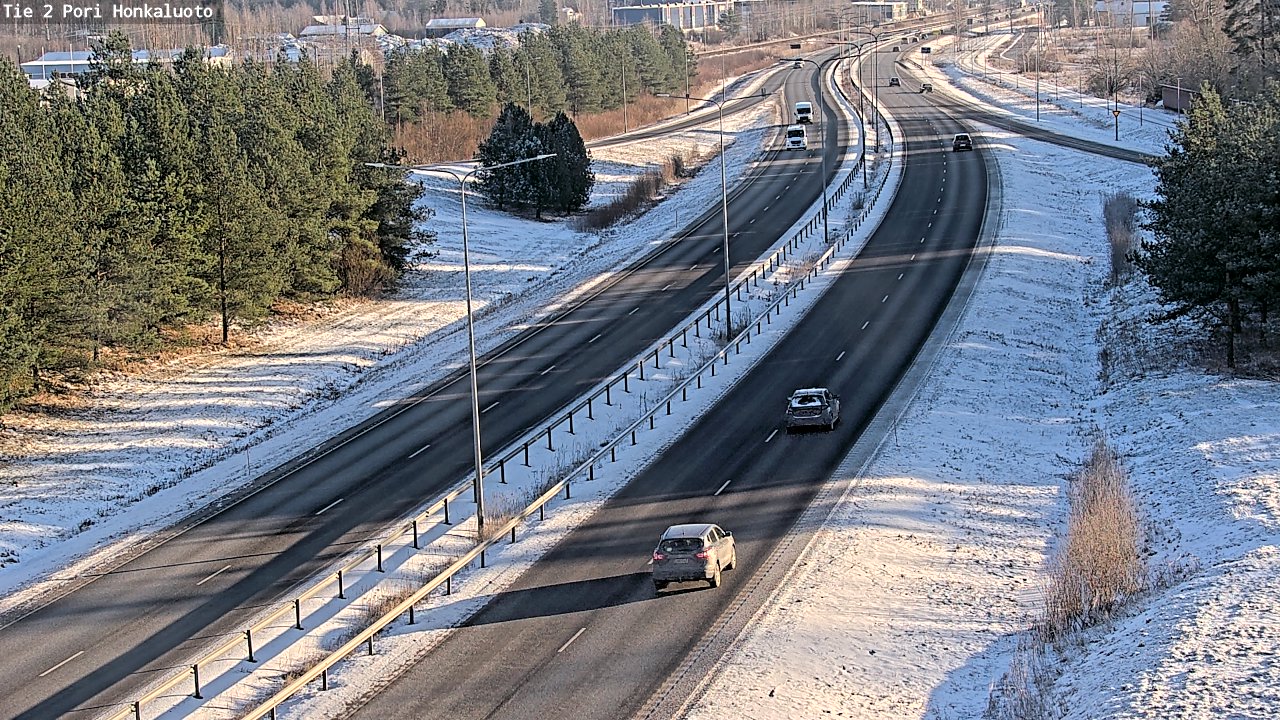 Weather Camera Image Road 2 Pori, Honkaluoto, Pori, Satakunta