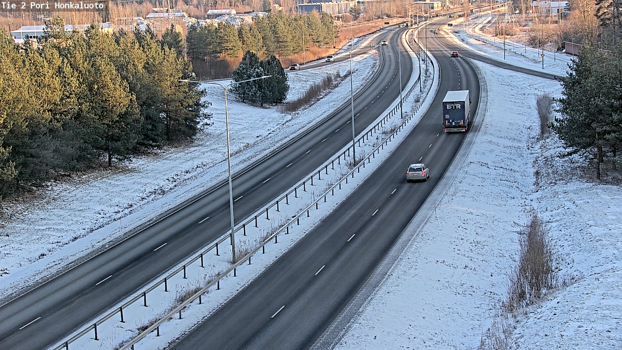 Weather Camera Image Road 2 Pori, Honkaluoto, Pori, Satakunta