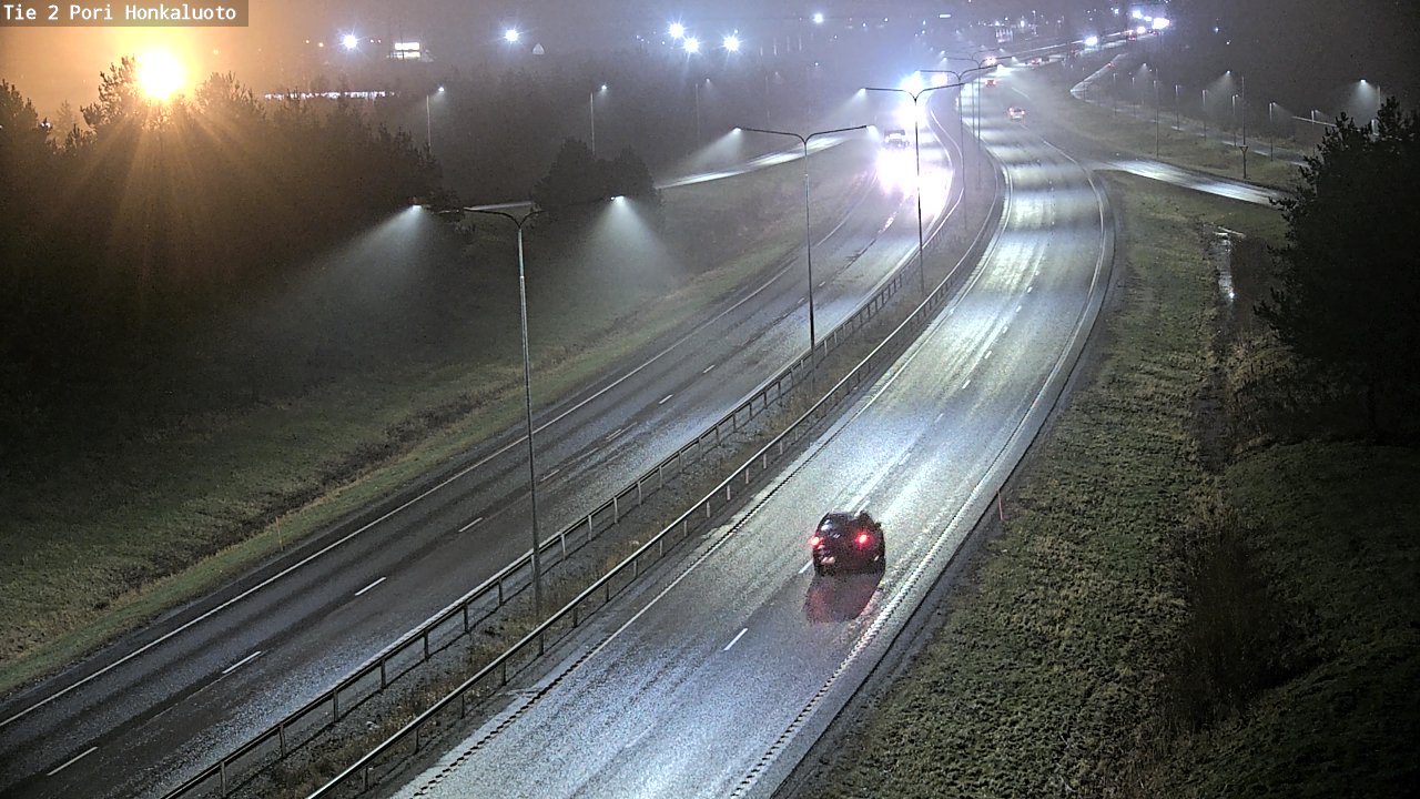 Weather Camera Image Väg 2 Björneborg, Honkaluoto, Pori, Satakunta