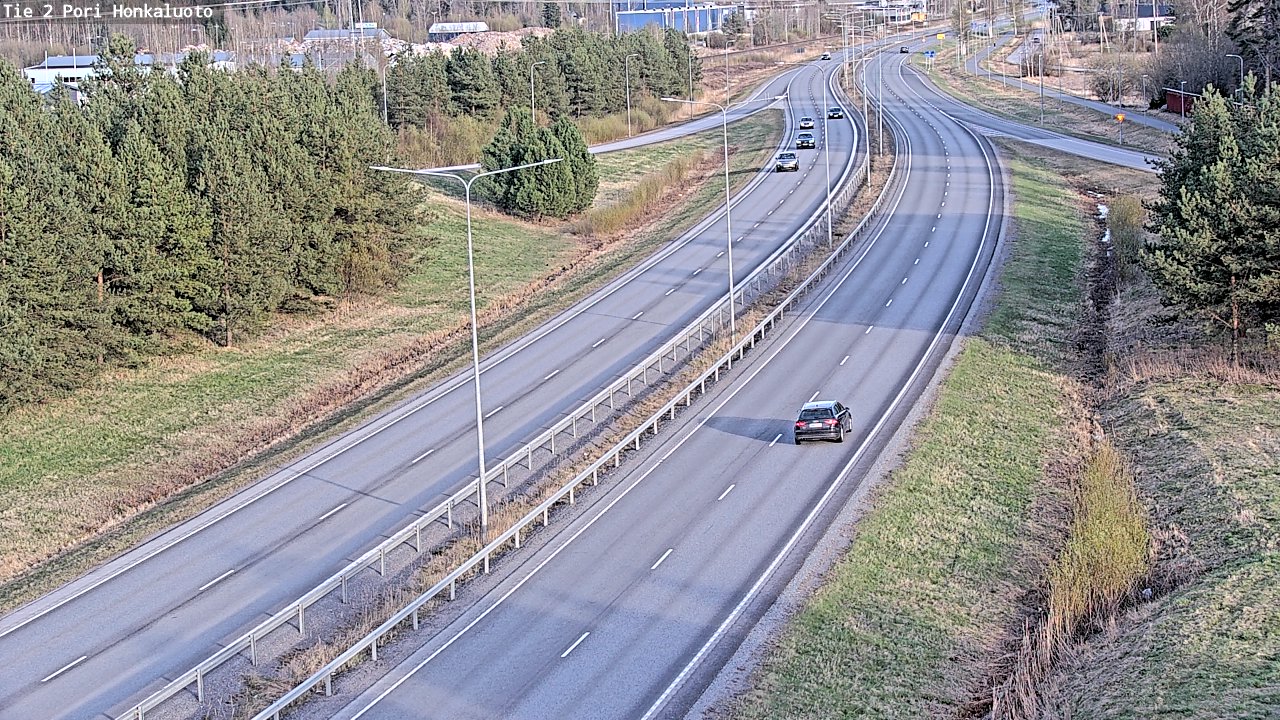 Kelikamerat Kuva Tie 2 Pori, Honkaluoto, Pori, Satakunta
