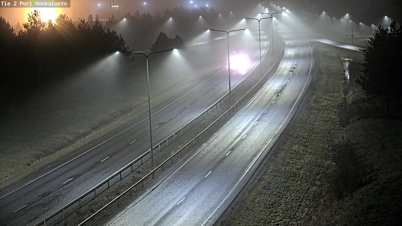 Weather Camera Image Väg 2 Björneborg, Honkaluoto, Pori, Satakunta