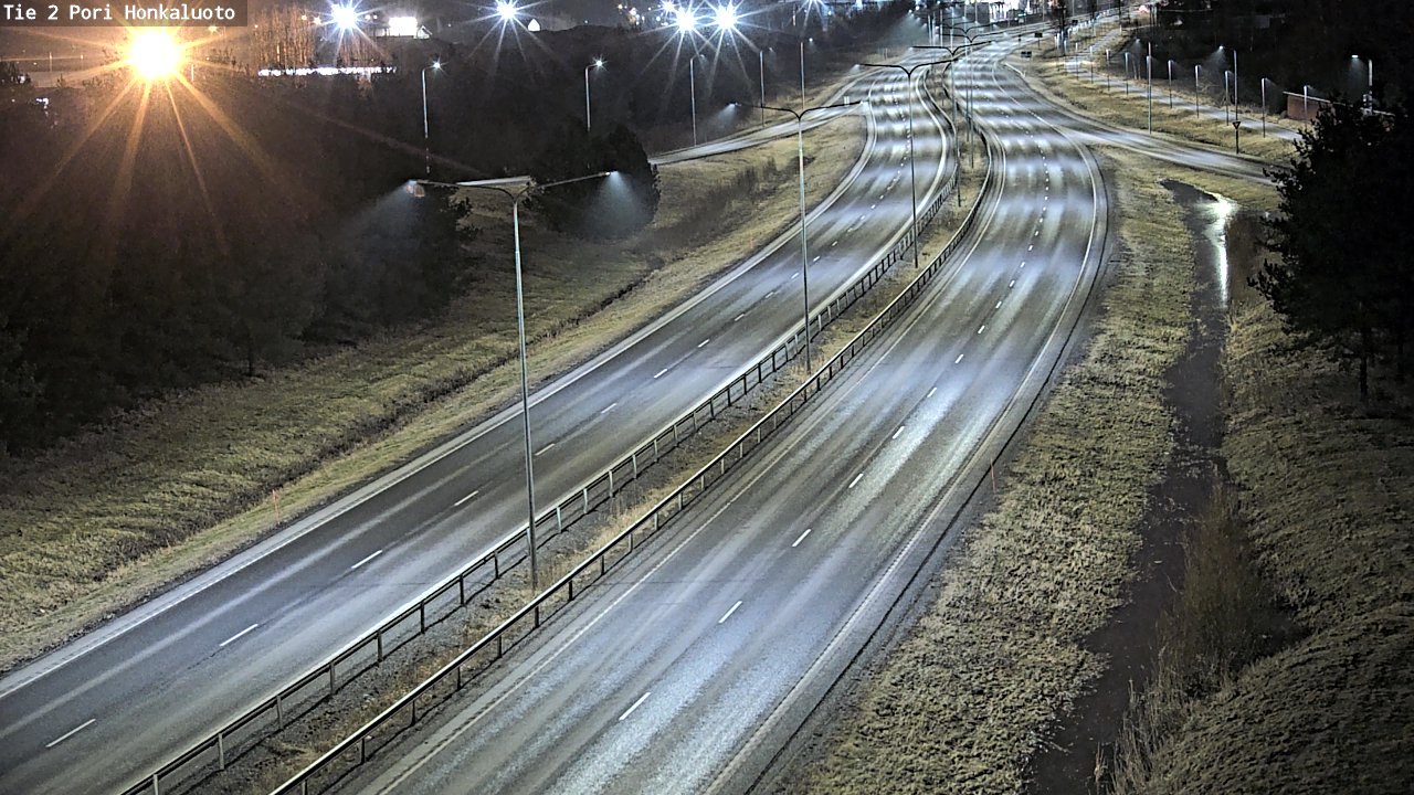 Weather Camera Image Road 2 Pori, Honkaluoto, Pori, Satakunta