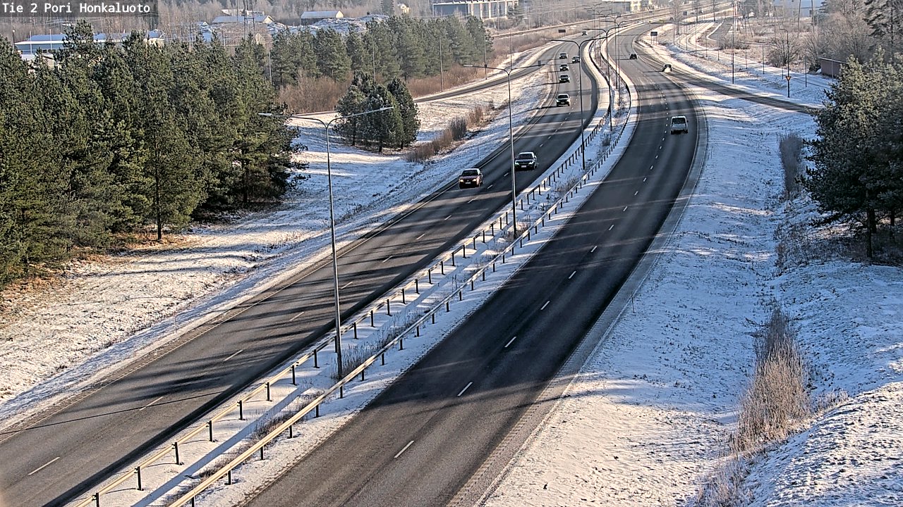 Weather Camera Image Road 2 Pori, Honkaluoto, Pori, Satakunta