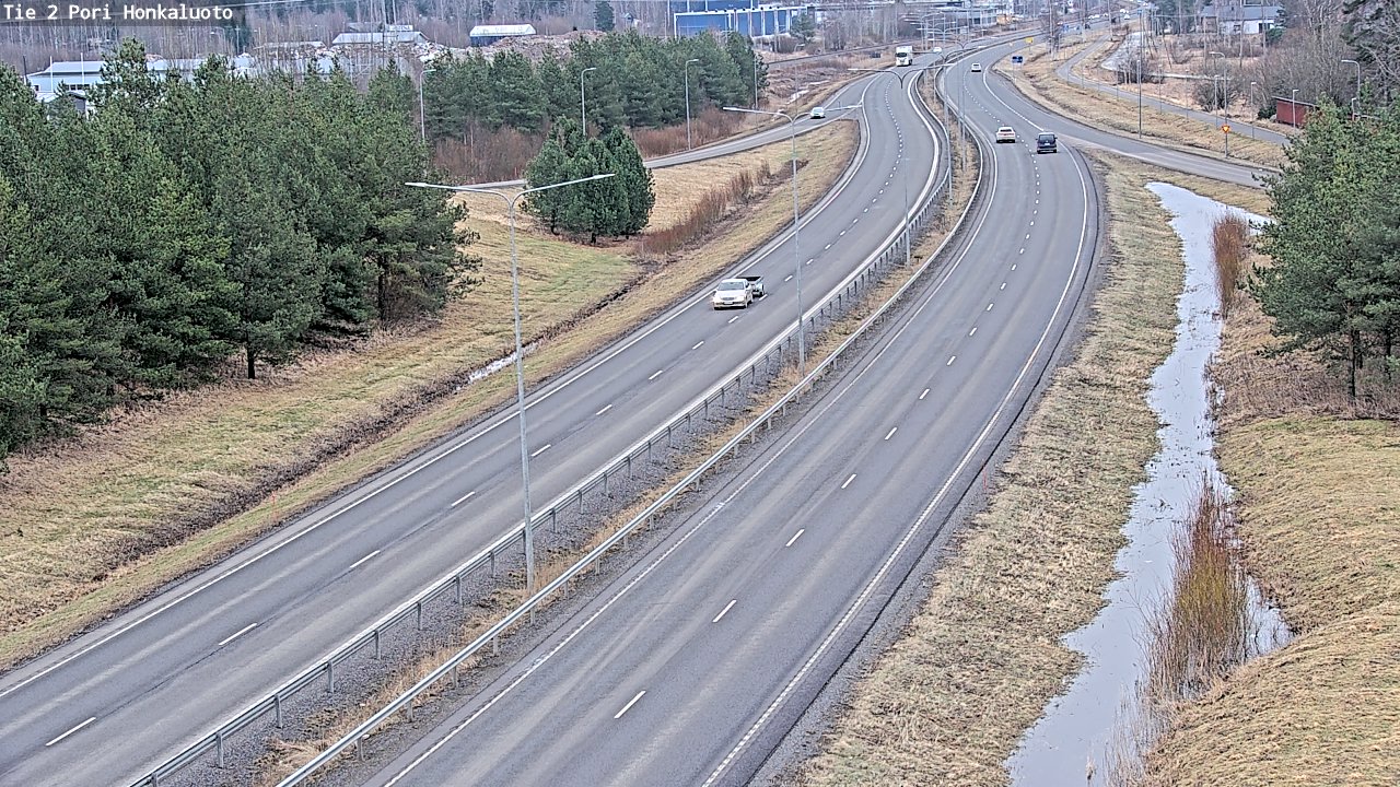 Kelikamerat Kuva Tie 2 Pori, Honkaluoto, Pori, Satakunta
