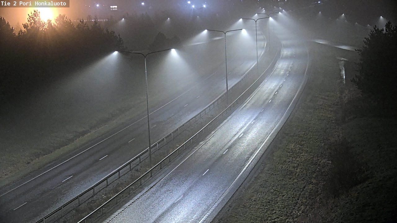 Weather Camera Image Väg 2 Björneborg, Honkaluoto, Pori, Satakunta