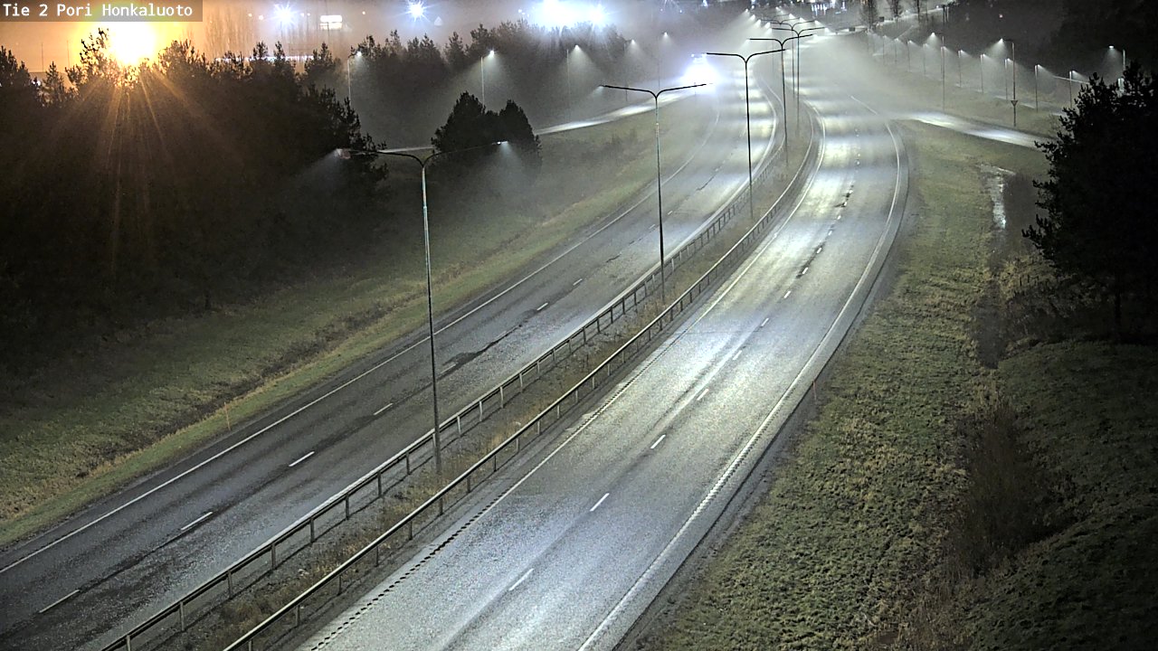 Weather Camera Image Väg 2 Björneborg, Honkaluoto, Pori, Satakunta