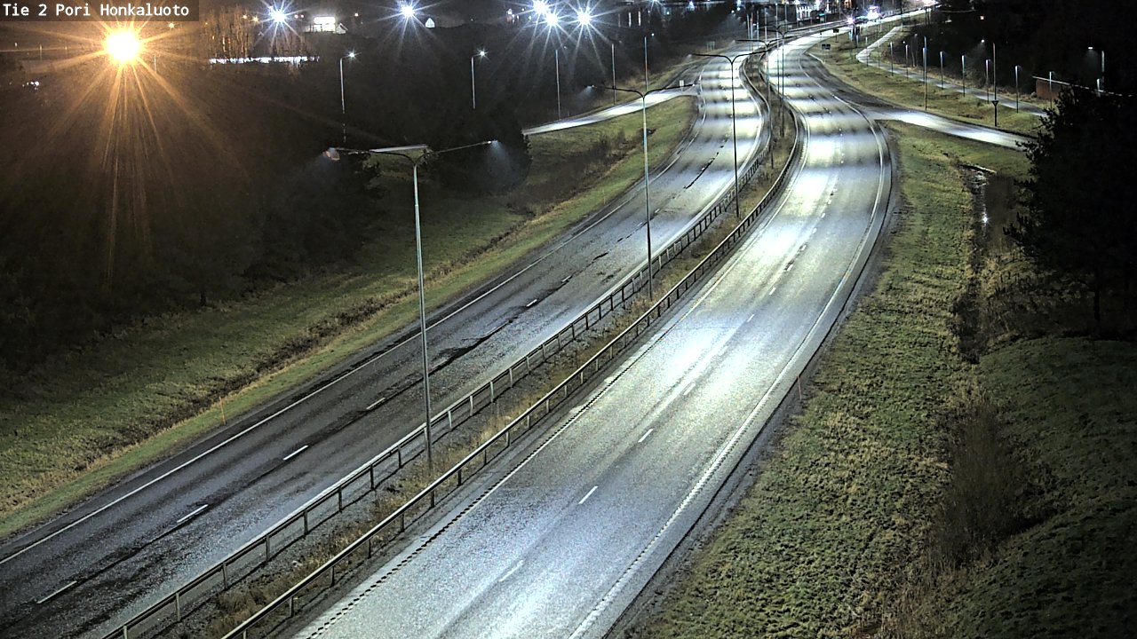 Weather Camera Image Väg 2 Björneborg, Honkaluoto, Pori, Satakunta