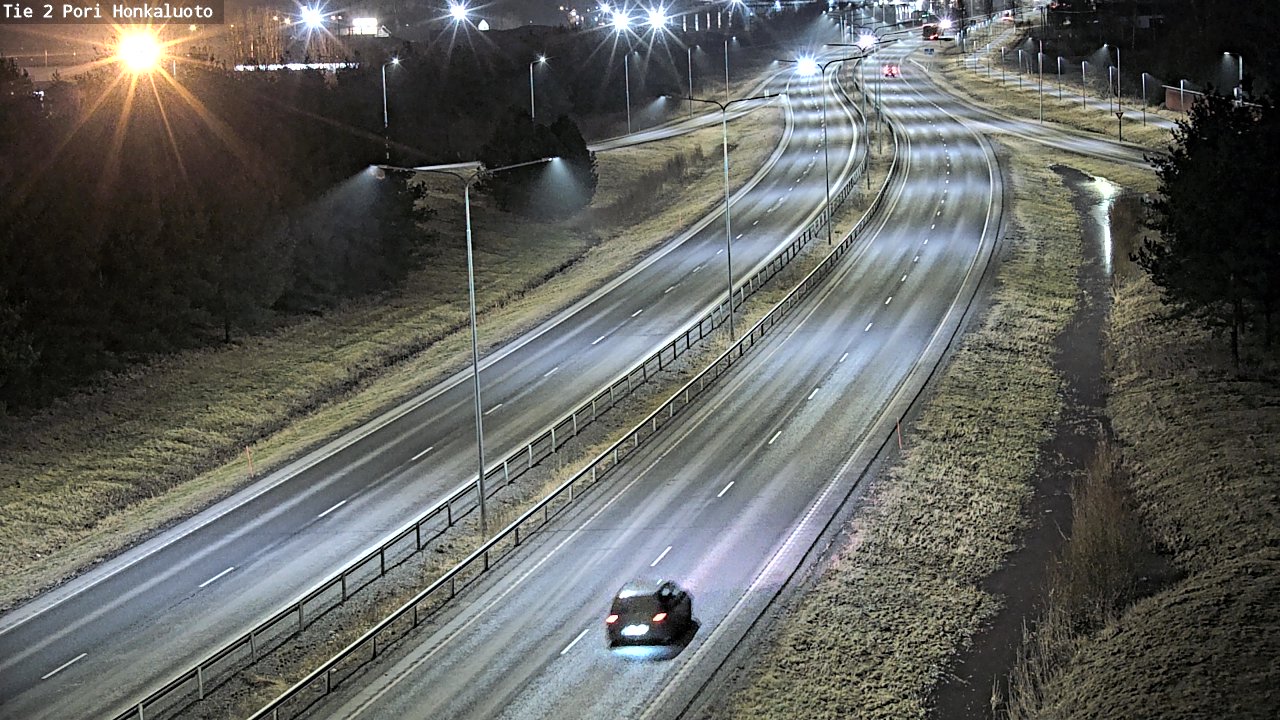 Weather Camera Image Road 2 Pori, Honkaluoto, Pori, Satakunta