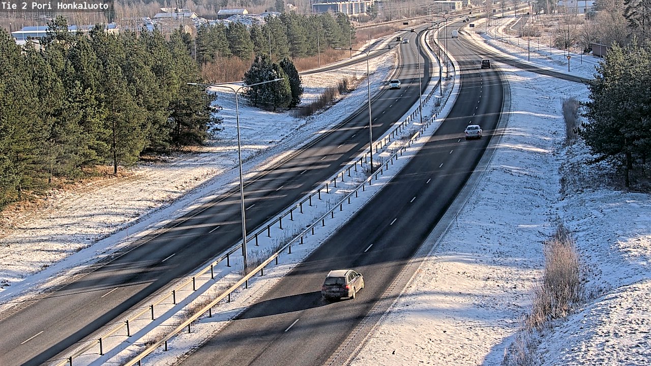 Weather Camera Image Road 2 Pori, Honkaluoto, Pori, Satakunta