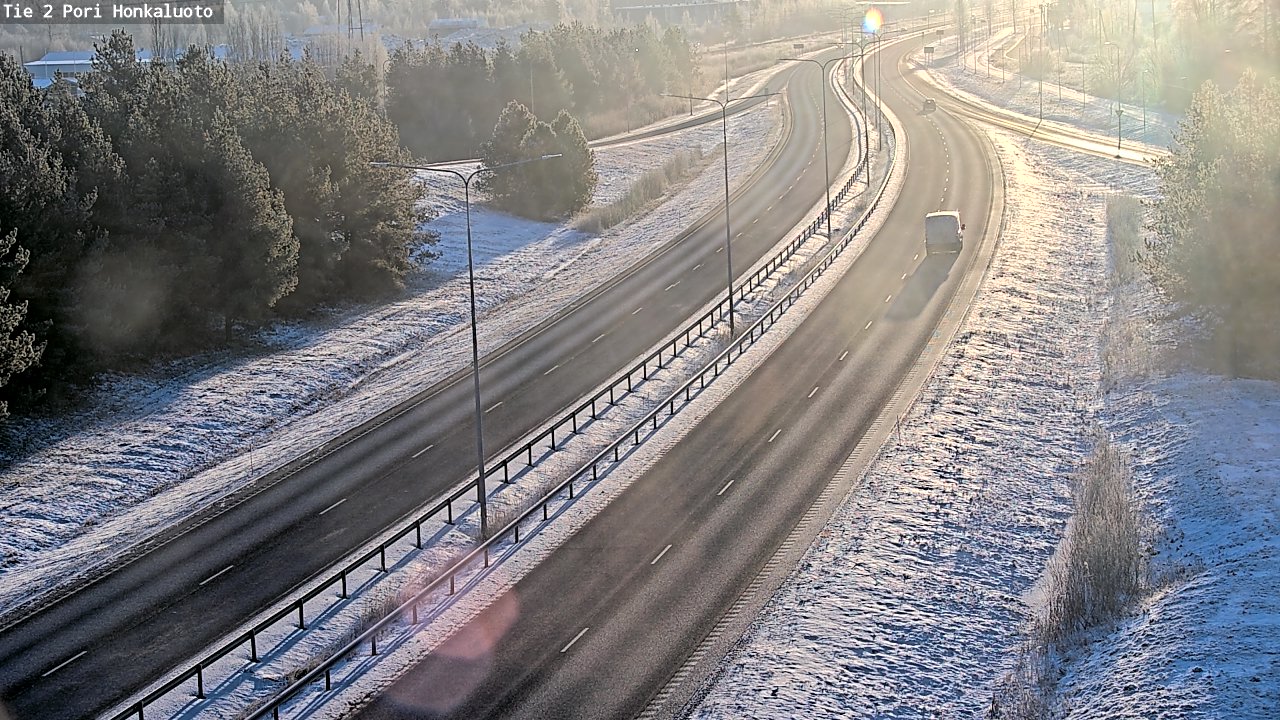 Weather Camera Image Road 2 Pori, Honkaluoto, Pori, Satakunta