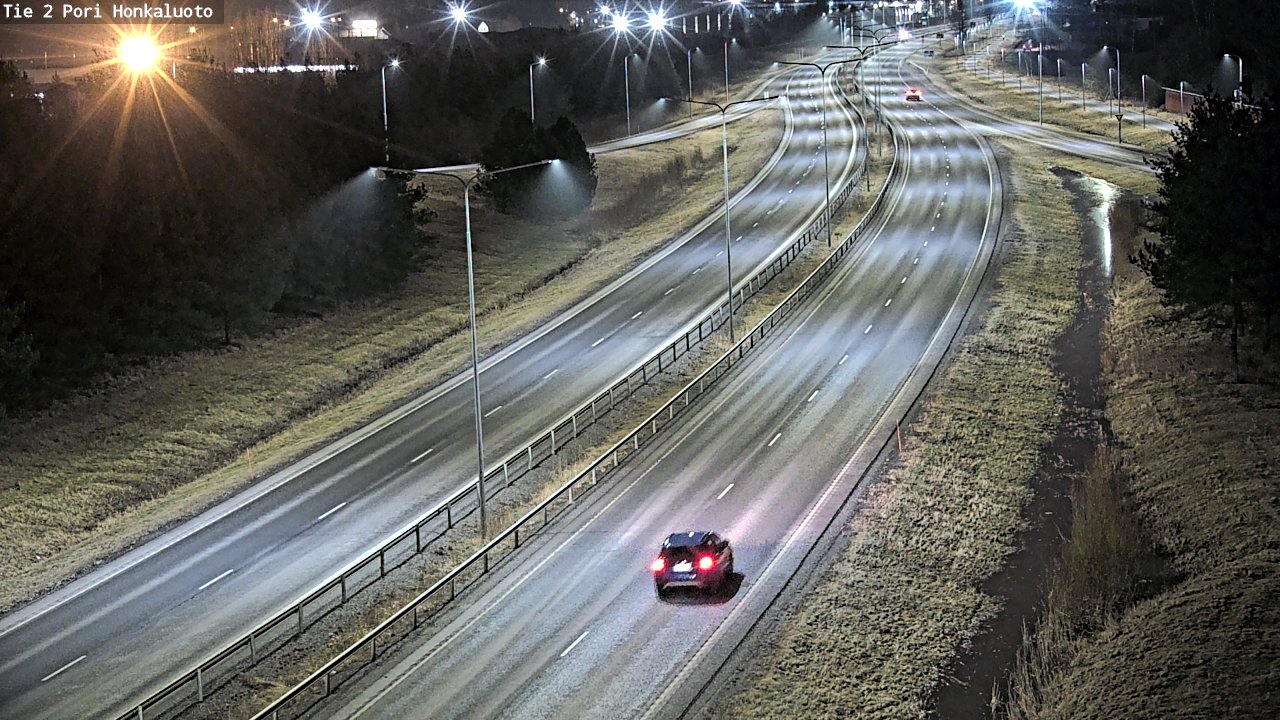 Weather Camera Image Road 2 Pori, Honkaluoto, Pori, Satakunta