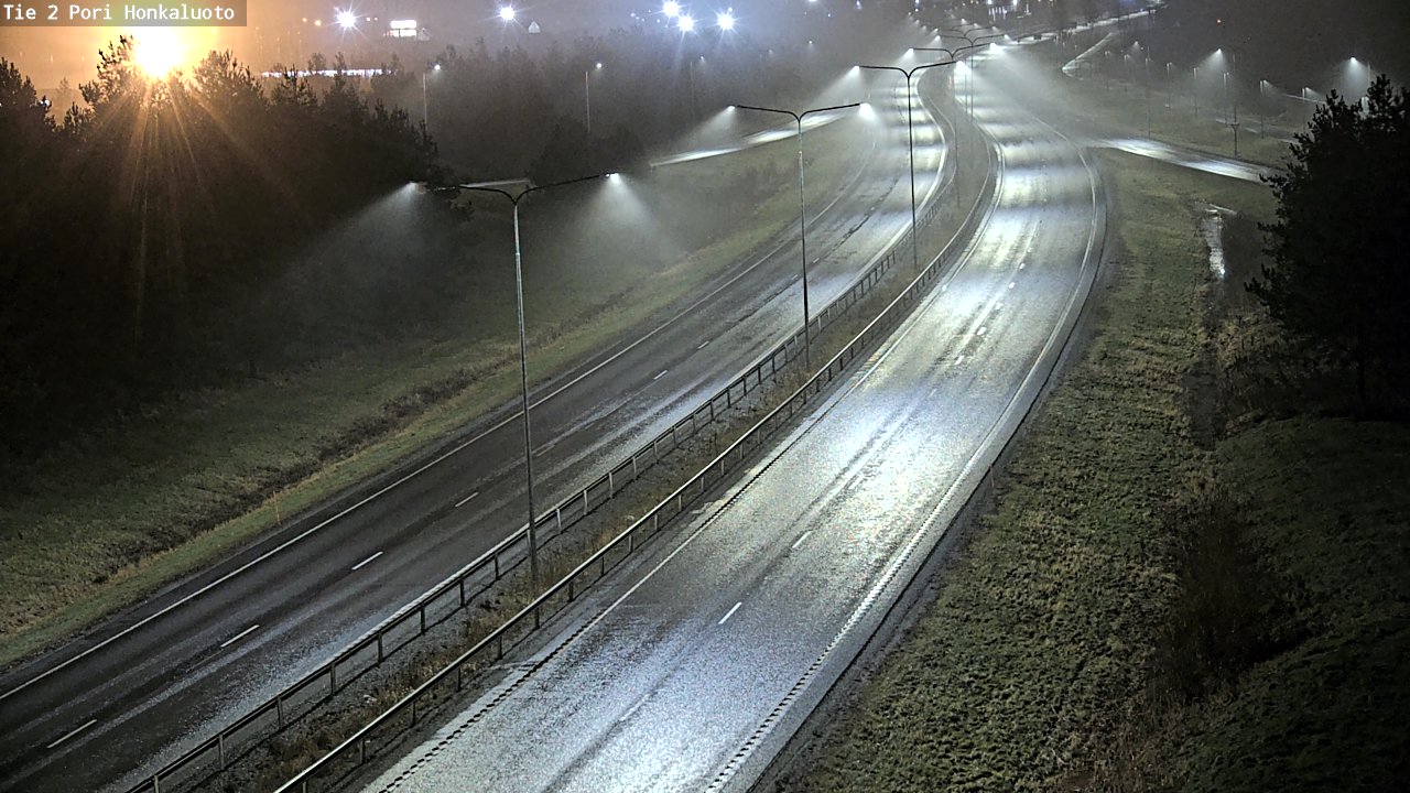 Weather Camera Image Väg 2 Björneborg, Honkaluoto, Pori, Satakunta