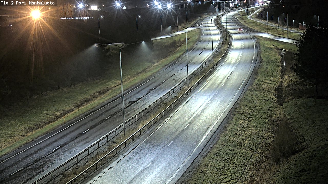 Weather Camera Image Väg 2 Björneborg, Honkaluoto, Pori, Satakunta