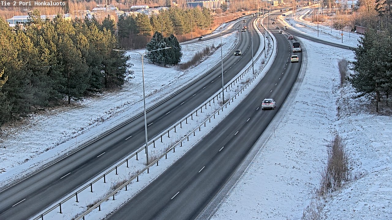 Weather Camera Image Road 2 Pori, Honkaluoto, Pori, Satakunta