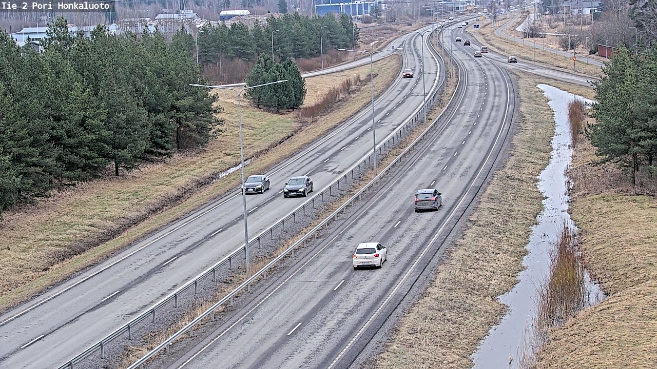 Weather Camera Image Road 2 Pori, Honkaluoto, Pori, Satakunta