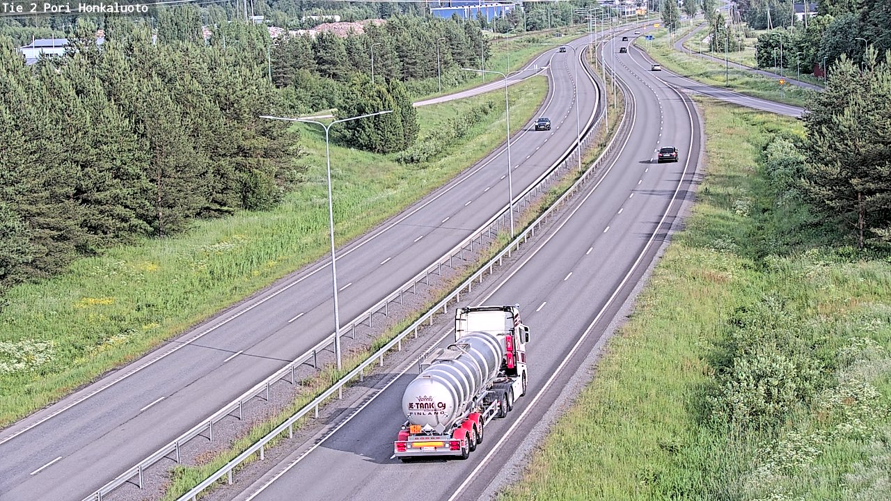Kelikamerat Kuva Tie 2 Pori, Honkaluoto, Pori, Satakunta