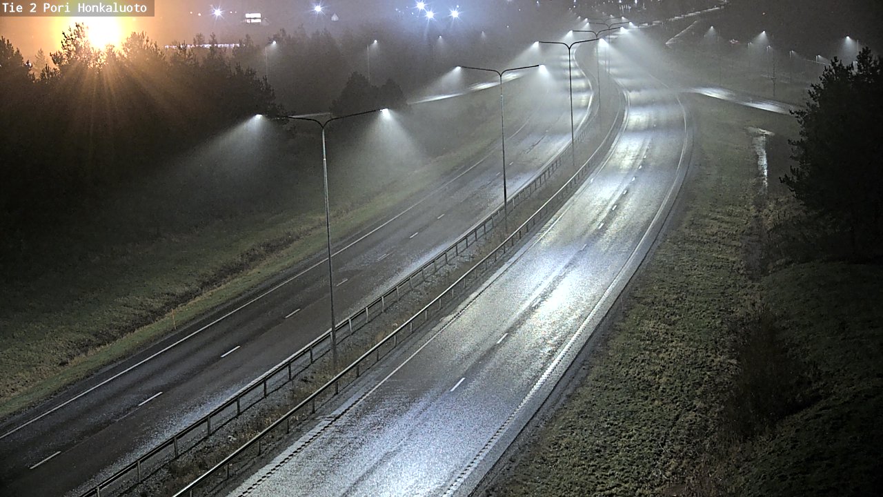 Weather Camera Image Väg 2 Björneborg, Honkaluoto, Pori, Satakunta