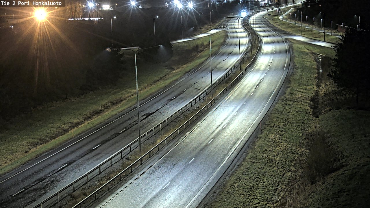 Weather Camera Image Väg 2 Björneborg, Honkaluoto, Pori, Satakunta