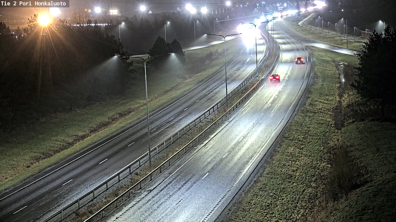 Weather Camera Image Väg 2 Björneborg, Honkaluoto, Pori, Satakunta