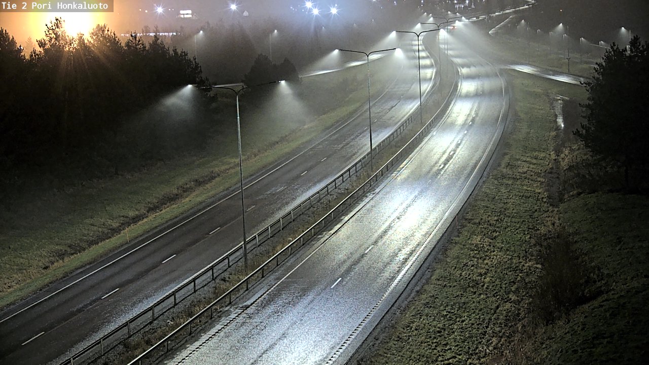 Weather Camera Image Väg 2 Björneborg, Honkaluoto, Pori, Satakunta