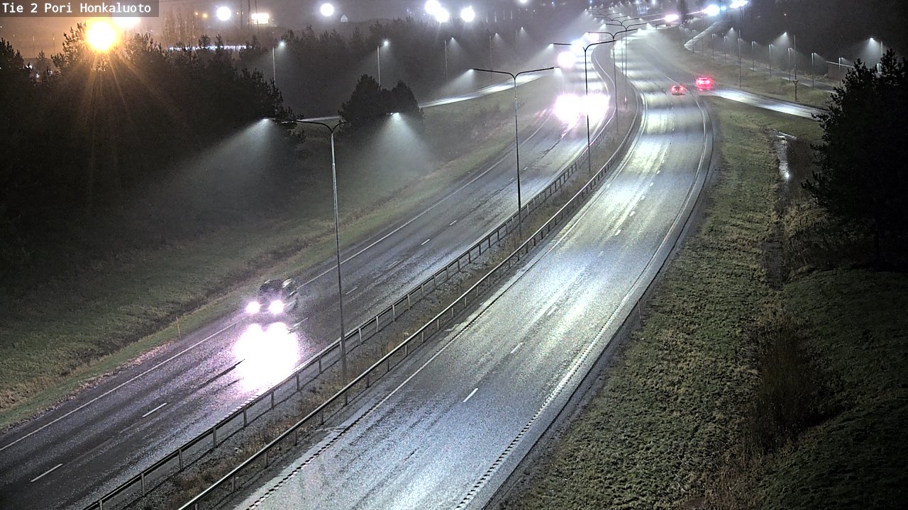 Weather Camera Image Väg 2 Björneborg, Honkaluoto, Pori, Satakunta