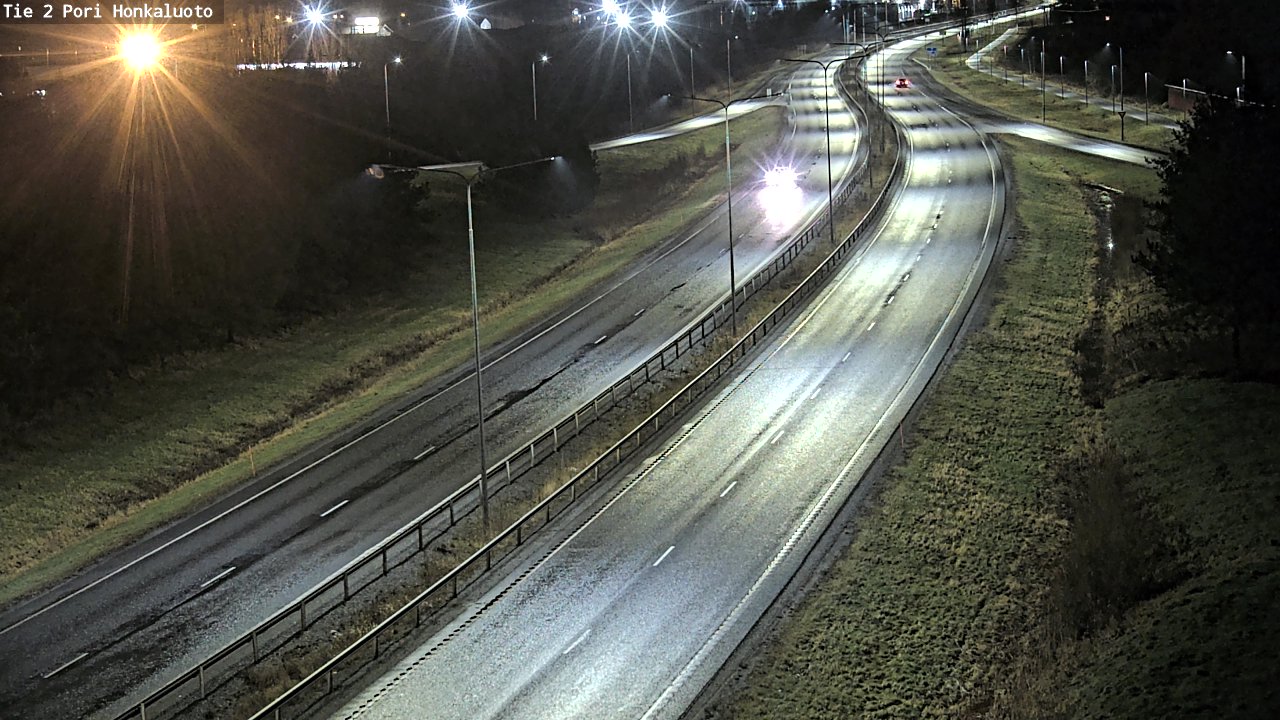 Weather Camera Image Väg 2 Björneborg, Honkaluoto, Pori, Satakunta