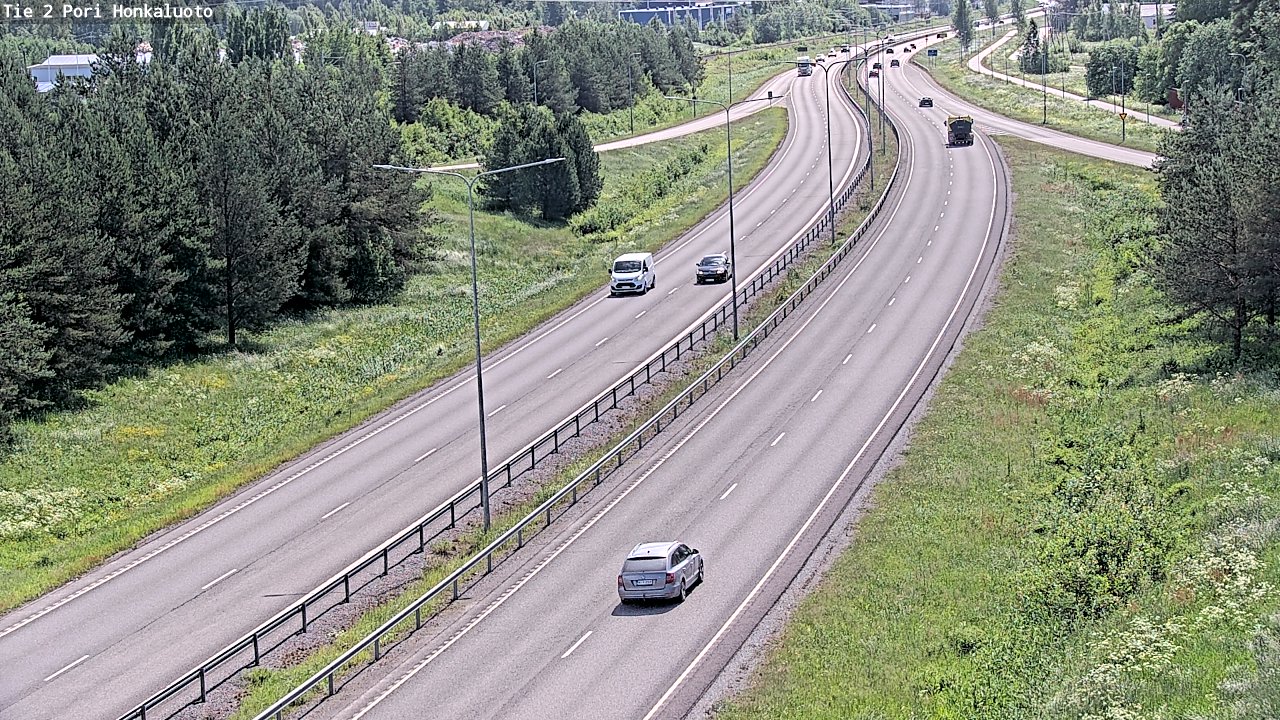 Weather Camera Image Väg 2 Björneborg, Honkaluoto, Pori, Satakunta