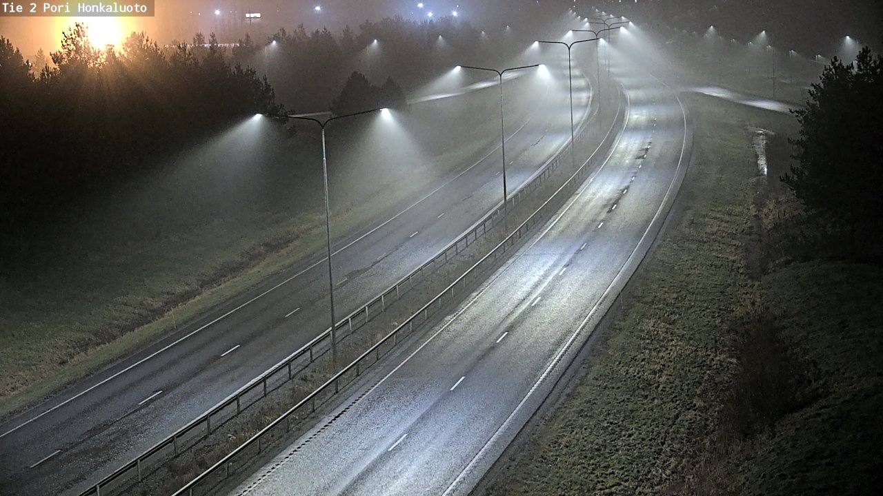 Weather Camera Image Väg 2 Björneborg, Honkaluoto, Pori, Satakunta